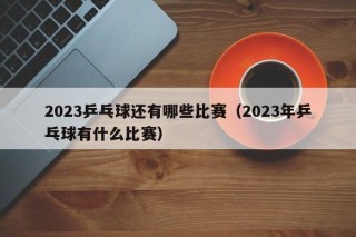 2023乒乓球还有哪些比赛（2023年乒乓球有什么比赛）