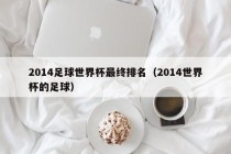 2014足球世界杯最终排名（2014世界杯的足球）