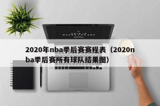 2020年nba季后赛赛程表（2020nba季后赛所有球队结果图）