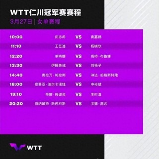 乒乓今日赛况直播(乒乓今日赛况直播WTT)