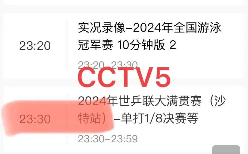 cctv5十电视节目表(cctv5电视节目表大全)  第1张