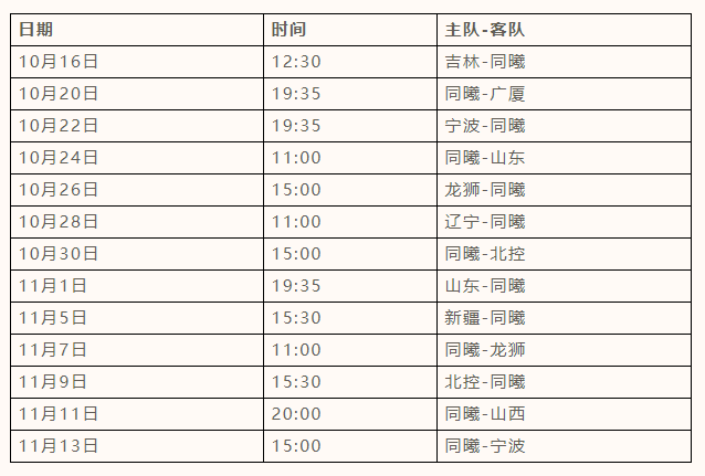 cba联赛赛程表(cba联赛赛程表2025)  第1张