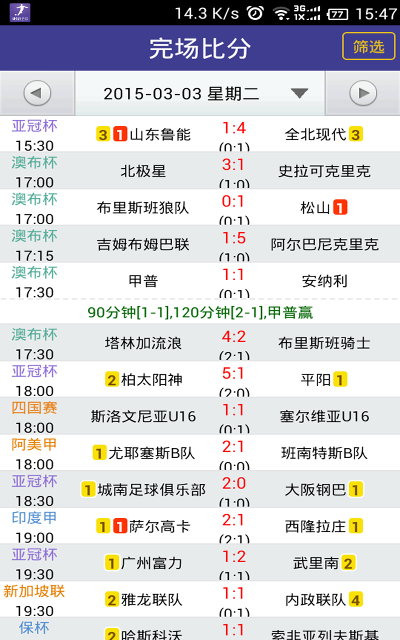 包含完整比分旧版足球即时比分的词条  第2张