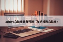 加纳vs乌拉圭比分预测（加纳对阵乌拉圭）