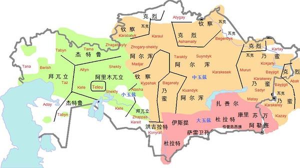 哈萨克斯坦地图(哈萨克斯坦为啥不欢迎中国人)  第2张